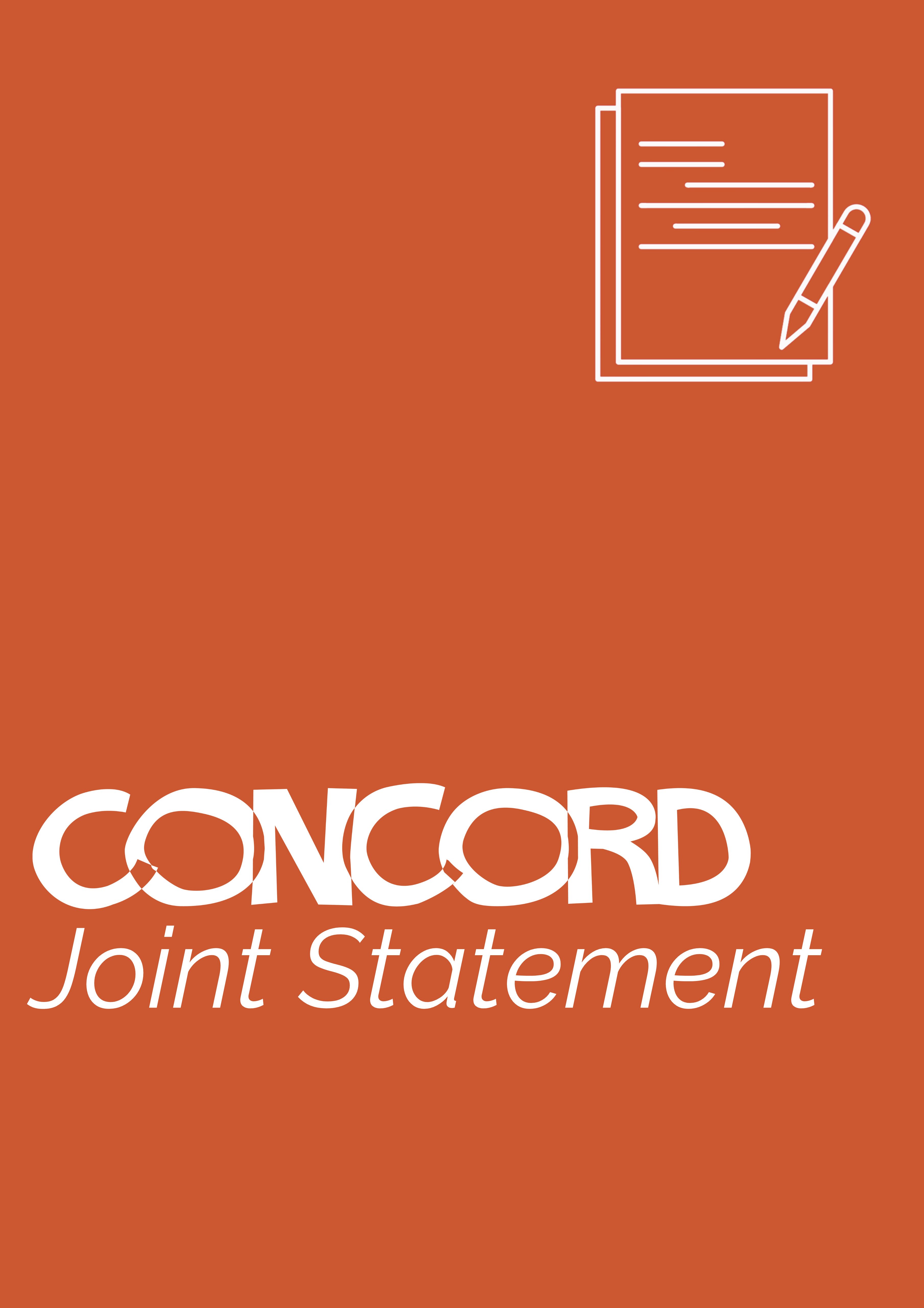 CONCORD Open Letter Template
